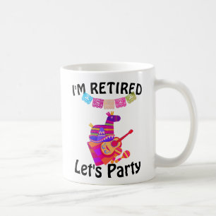 Taza De Café Piñata de Fiesta Mexicana para Fiesta de Jubilació
