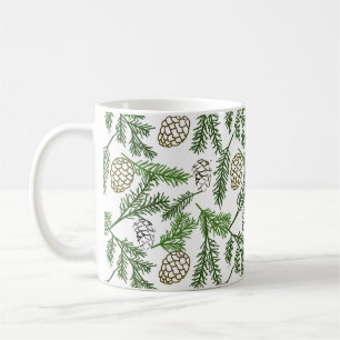 Taza De Café Pine Branches Mug