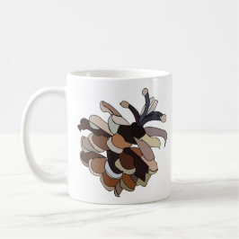 Taza De Café Pine Cone Moderno Nature