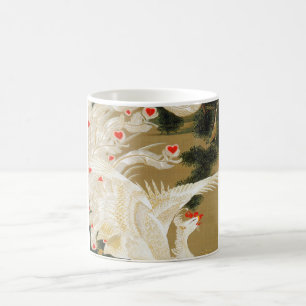 Taza De Café Pine Tree & Phoenix (Love Heart Phoenix), Jakuchu