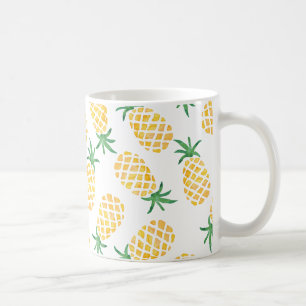Taza De Café Pineapple acuarela