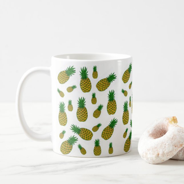 Taza De Café Pineapple Mug (Con donut)