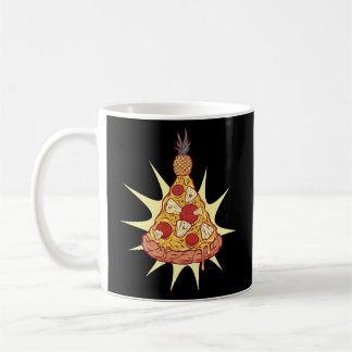 Taza De Café Pineapple Pizza Christmas Tree