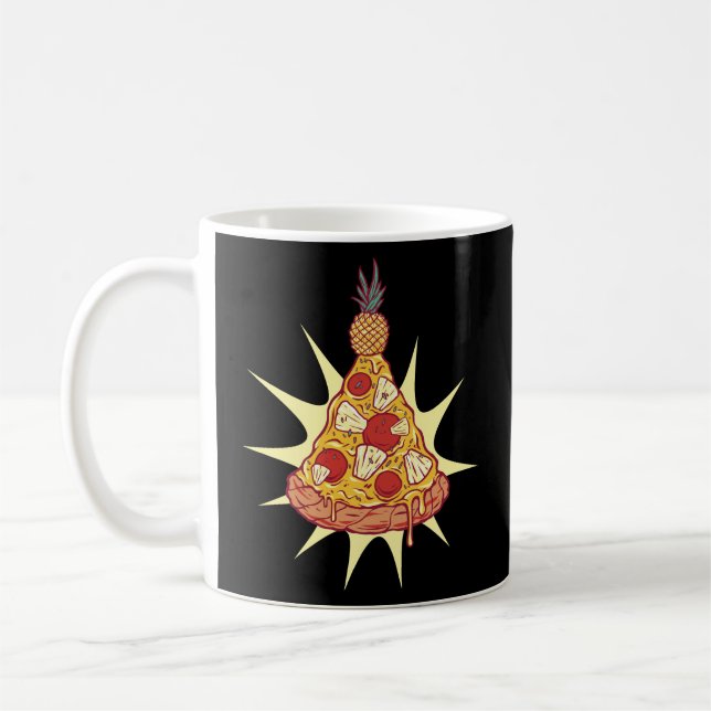 Taza De Café Pineapple Pizza Christmas Tree (Izquierda)