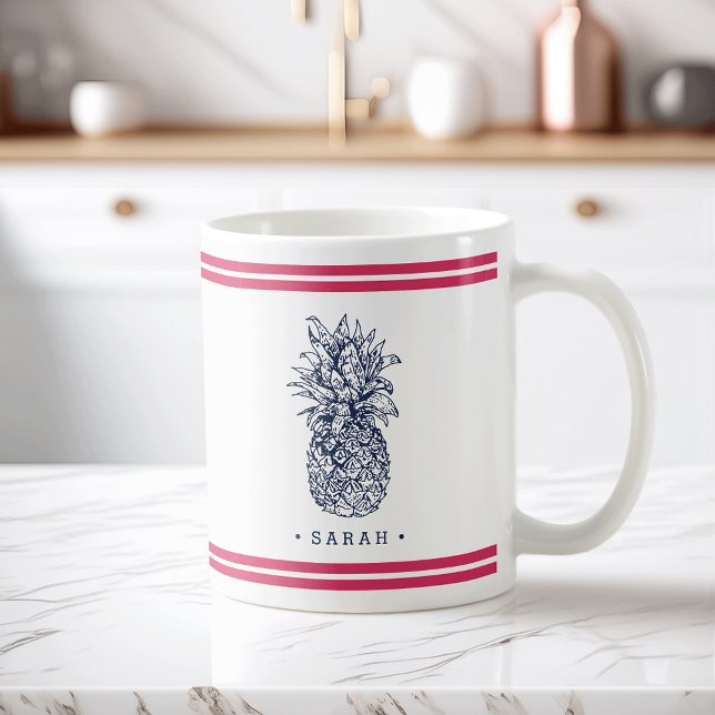 Taza De Café Pineapple Prep | Personalizado (Subido por el creador)