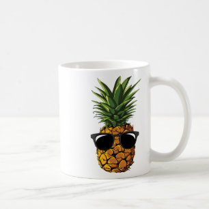 Taza De Café Pineapple Sungles T Shirt Aloha Bebe Hawaiian H