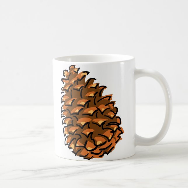 Taza De Café Pinecona grande (Derecha)