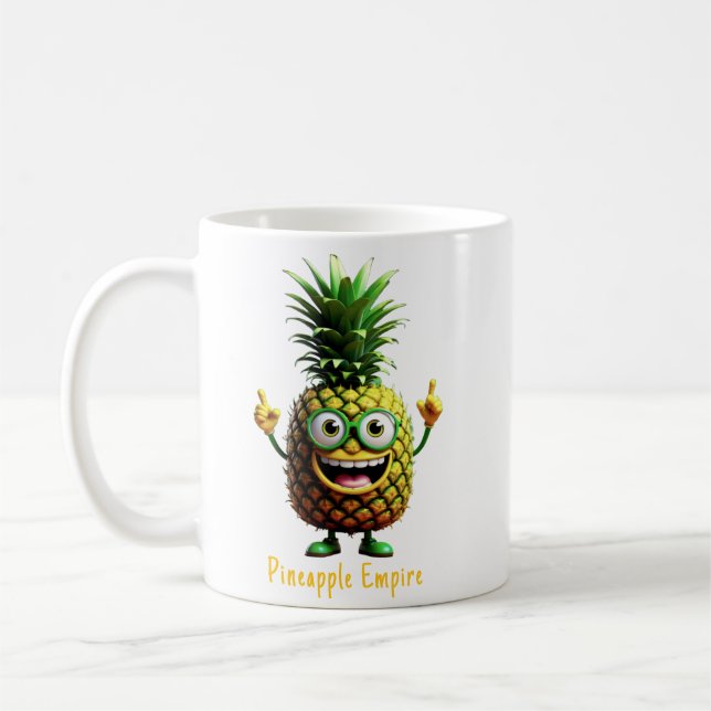 Taza De Café PineZhu - Imperio de la Piña (Izquierda)