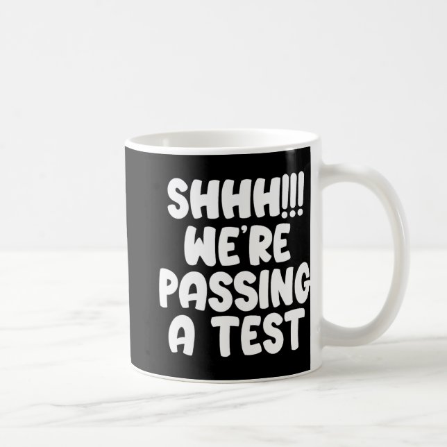 Taza De Café Ping A Test Funny Test Day 2024 Test Teach (Derecha)