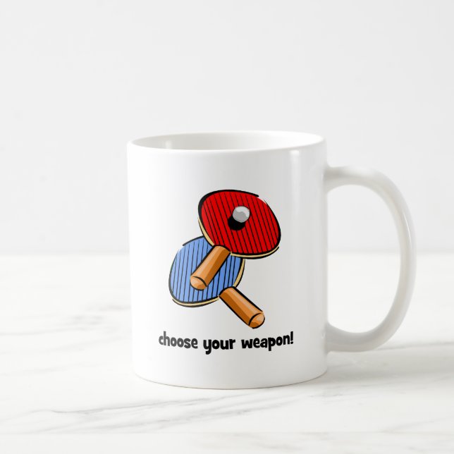 Taza De Café ping-pong divertido (Derecha)