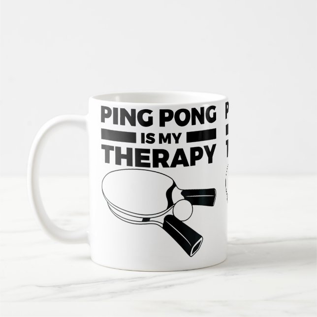 Taza De Café Ping Pong Motivacional (Izquierda)