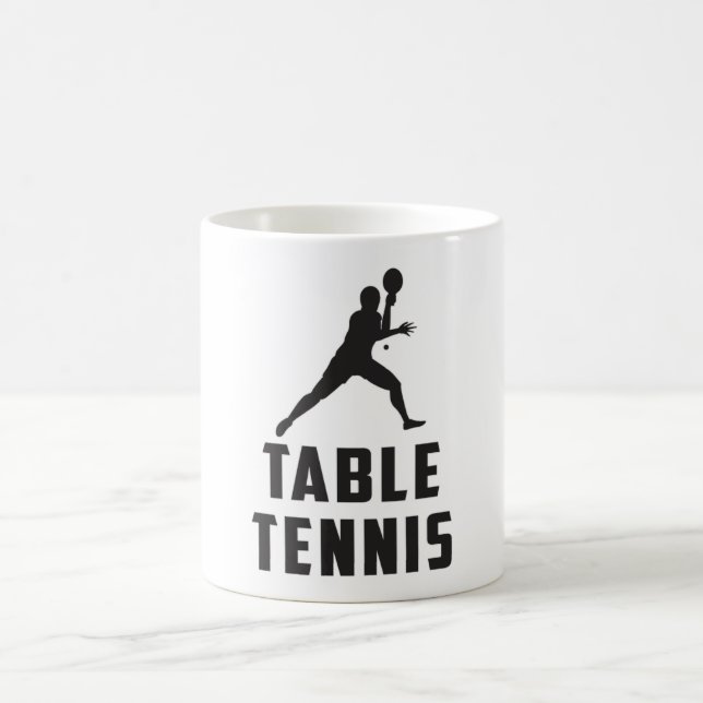 Taza De Café Ping Pong Table Tennis Paddle Player Gift Idea (Centro)