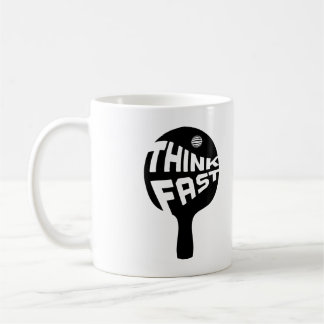 Taza De Café Ping Pong Think Fast