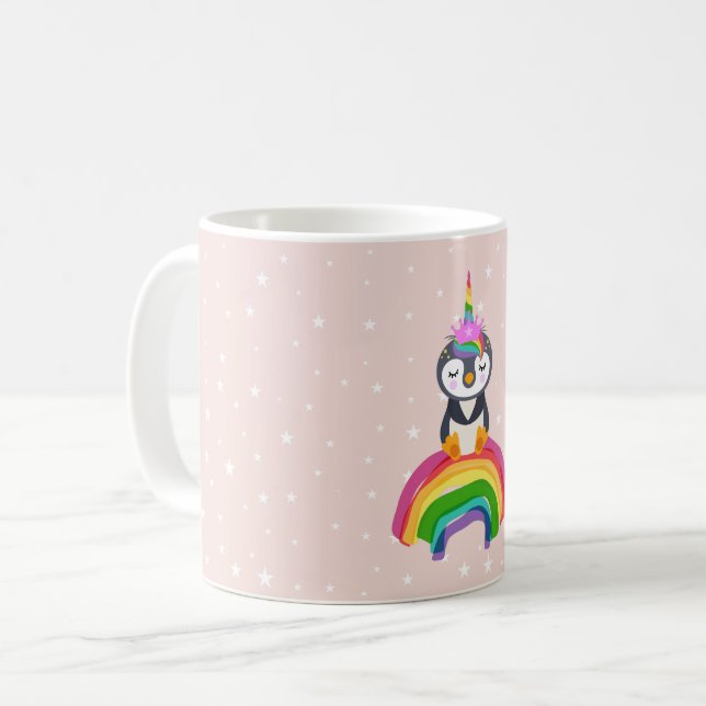 Taza De Café Pinguim unicórnio (Anverso izquierdo)