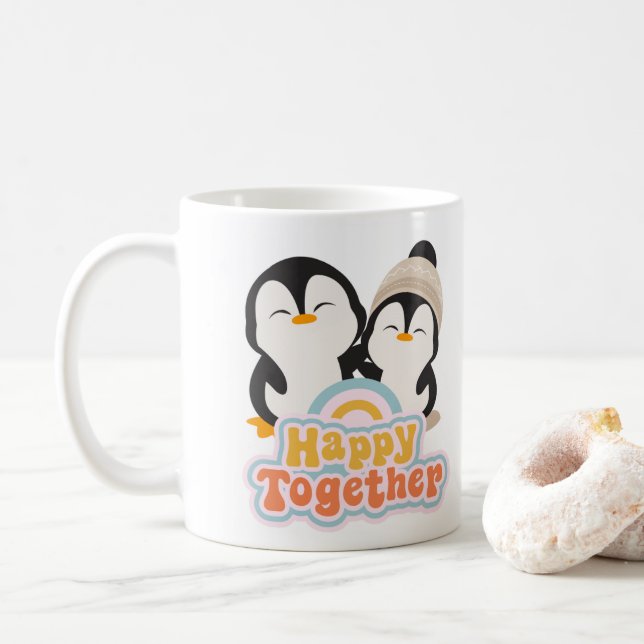 Taza De Café pinguin Classic Mug (Con donut)