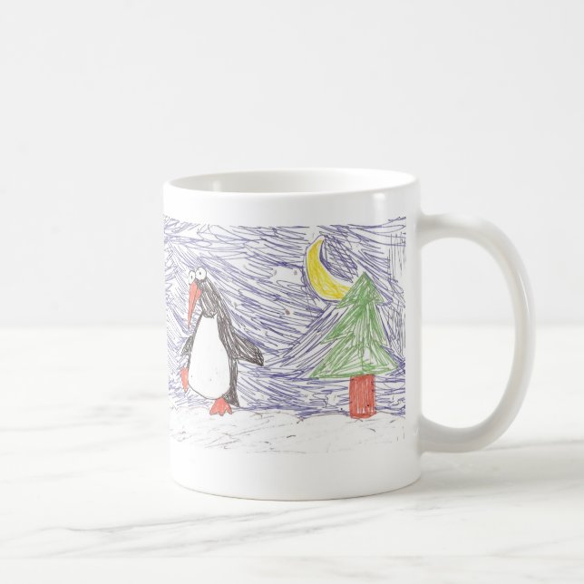 Taza De Café Pingüino (Derecha)