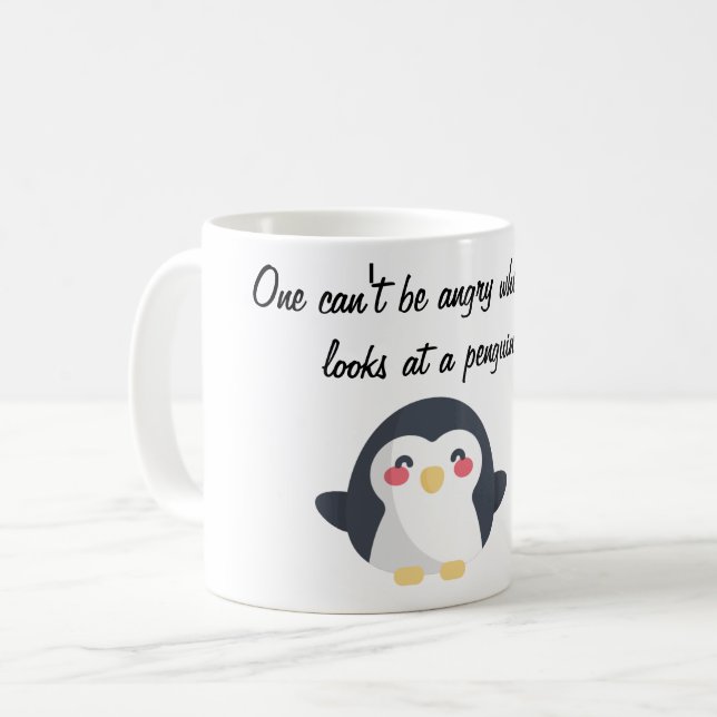 Taza De Café pingüino  (Anverso izquierdo)