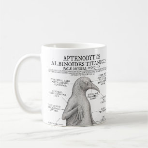 Taza De Café Pingüino abisal (Encuesta Antártica Miskatónica)