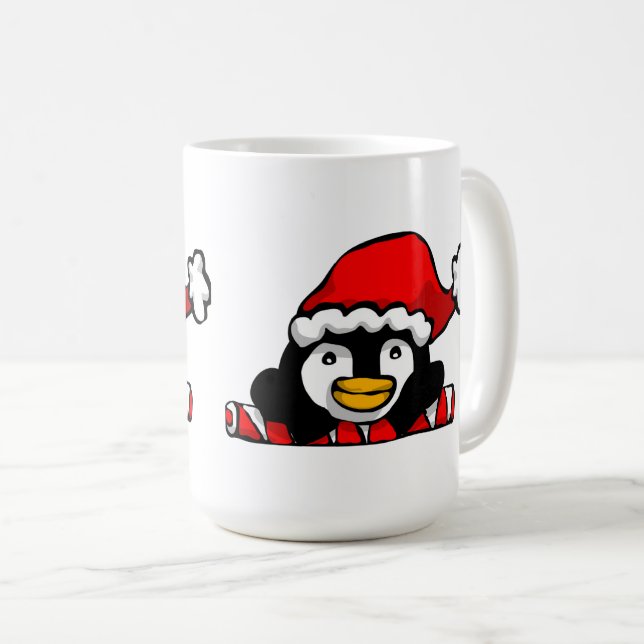 Taza De Café Pingüino de menta (Anverso derecho)