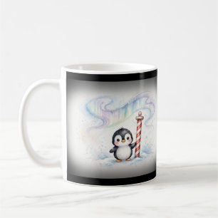 Taza De Café Pinguino de Navidad del Polo Norte