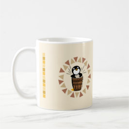 Taza De Café Pingüino de tambor