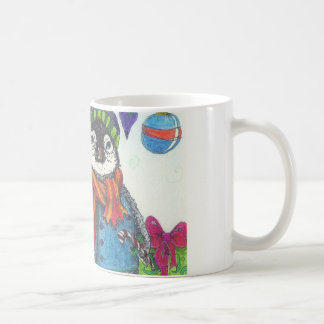 Taza De Café Pingüino del bebé del día de fiesta