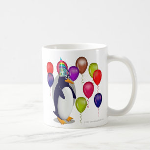Taza De Café Pingüino del cumpleaños