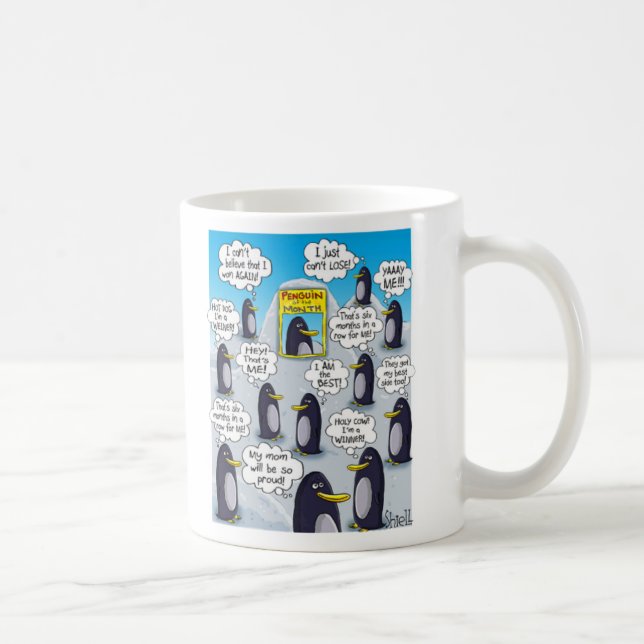 Taza De Café Pingüino del Mes. (Derecha)