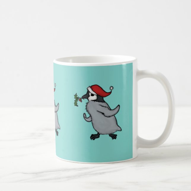 Taza De Café Pingüino del navidad (Derecha)