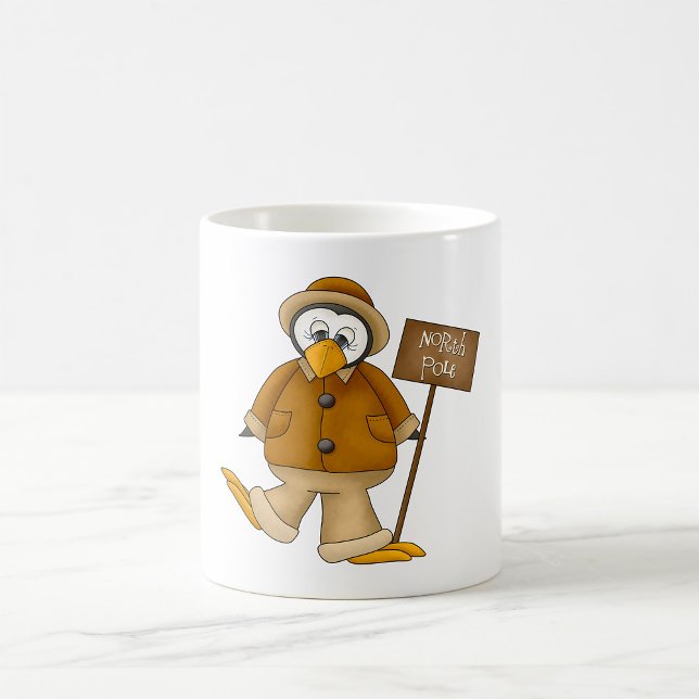 Taza De Café Pingüino del Polo Norte (Subido por el creador)