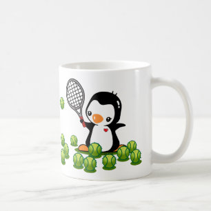 Taza De Café Pingüino del tenis