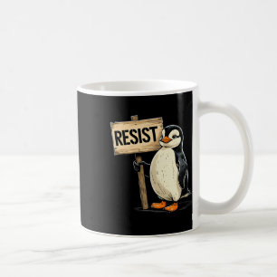 Taza De Café Pingüino gracioso resiste a los pingüinos de Guay