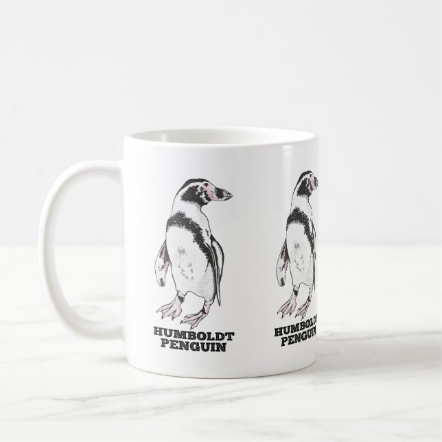 Taza De Café Pingüino Humboldt (Izquierda)