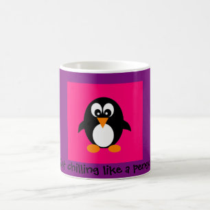 Taza De Café Pingüino lindo