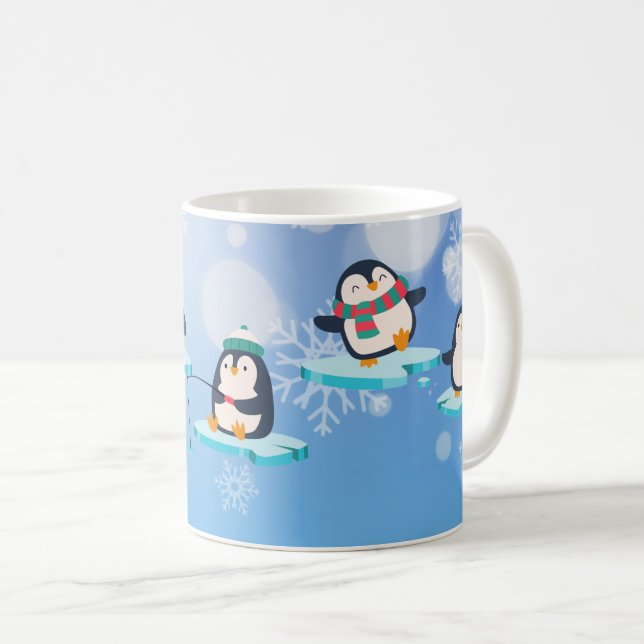 Taza De Café Pingüino Mug (Anverso derecho)