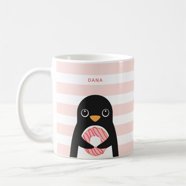Taza De Café Pingüino Mugs (Izquierda)