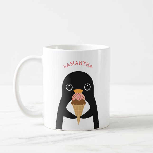 Taza De Café Pingüino Mugs (Izquierda)