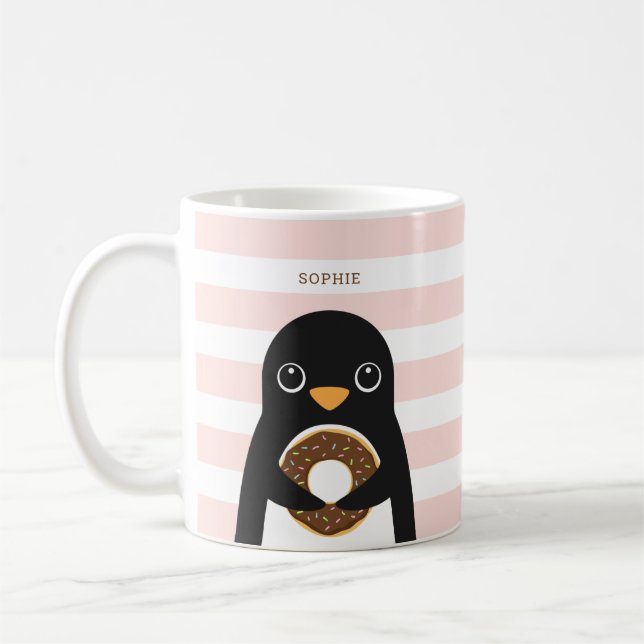 Taza De Café Pingüino Mugs (Izquierda)