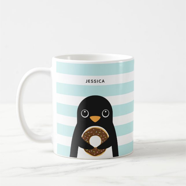 Taza De Café Pingüino Mugs (Izquierda)