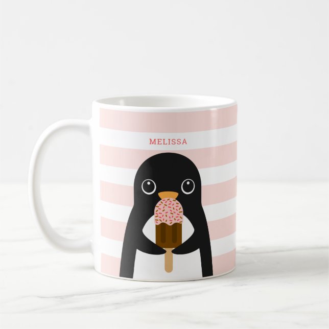 Taza De Café Pingüino Mugs (Izquierda)
