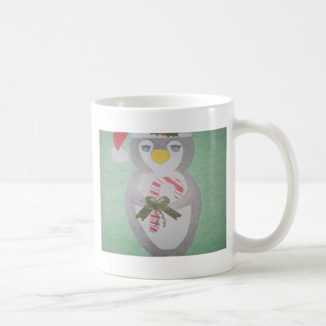 Taza De Café Pingüino Navidades (Derecha)