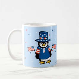 Taza De Café Pingüino Patriótico