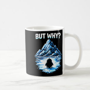 Taza De Café Pingüino pero por qué montañas