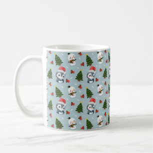 Taza De Café Pingüino Santa Feliz Feliz Feliz Navidad