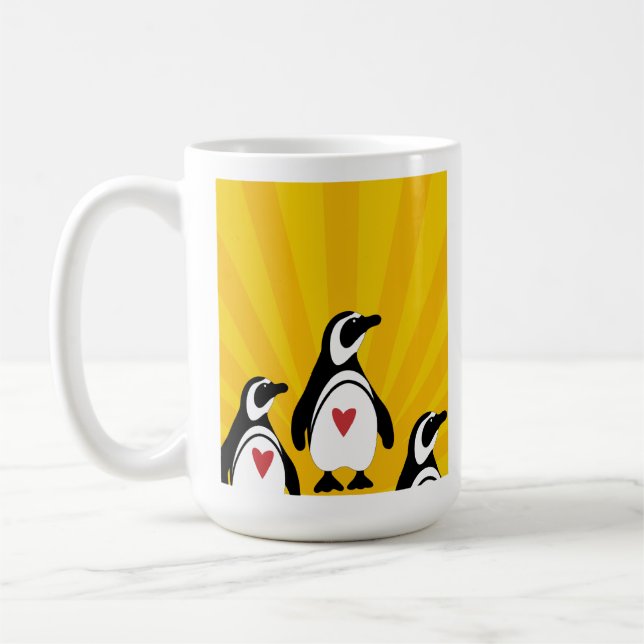 Taza De Café Pingüinos (Izquierda)