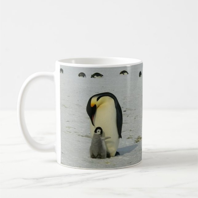 Taza De Café Pingüinos (Izquierda)