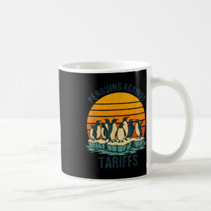 Taza De Café Pingüinos contra aranceles anti arancelarios Graci