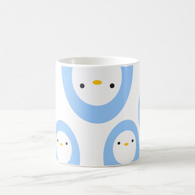 Taza De Café Pingüinos del Peekaboo (Centro)