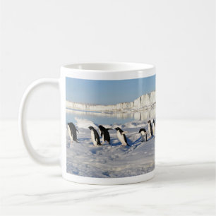 Taza De Café Pingüinos en la bruja de la nieve