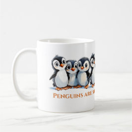 Taza De Café Pingüinos, Eres Tan Cuidada, Me Gusta Tu Regalo, T